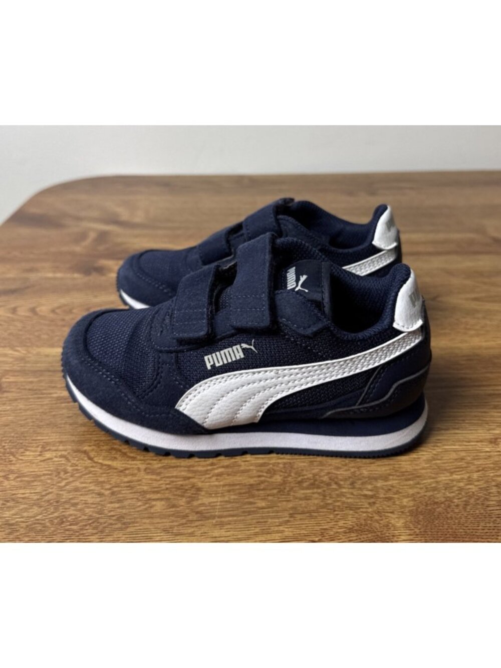 PUMA ST Runner V4 MESH 399877-08 Size 11 C Little Kids Shoes Sneakers Navy White